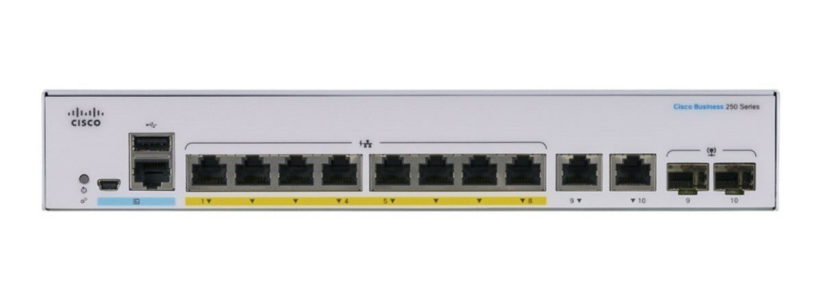 Коммутатор Cisco Catalyst C1000-8FP-2G-L