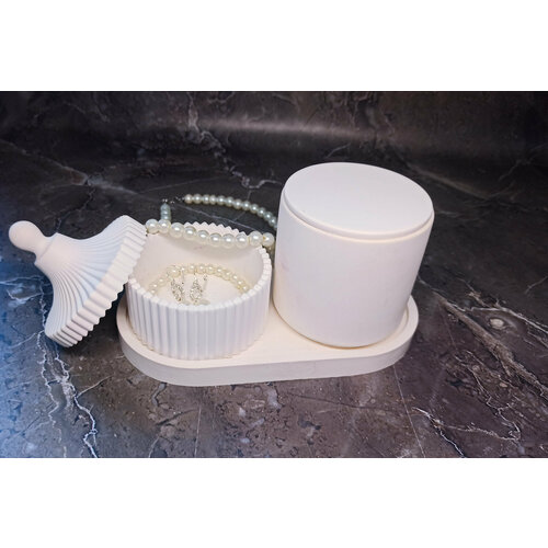 Набор шкатулок из гипса