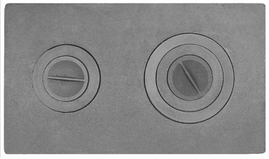 Плита печная чугунная П2-3 710*410мм