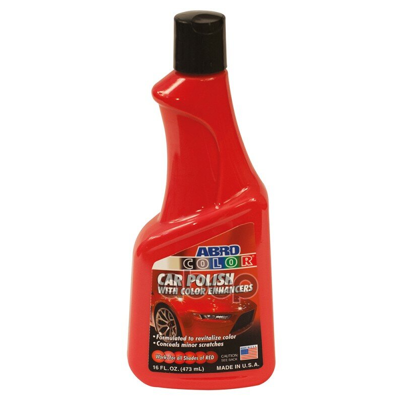 фото Автополироль ABRO AB-301-RED (красный) (473 мл)
