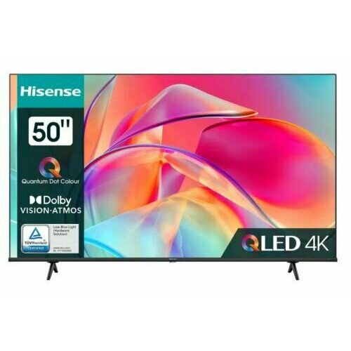 Телевизор Hisense 50E7KQ черный 4K UHD DVB-T DVB-T2 DVB-C DVB-S DVB-S2 SMART TV 4102200₽