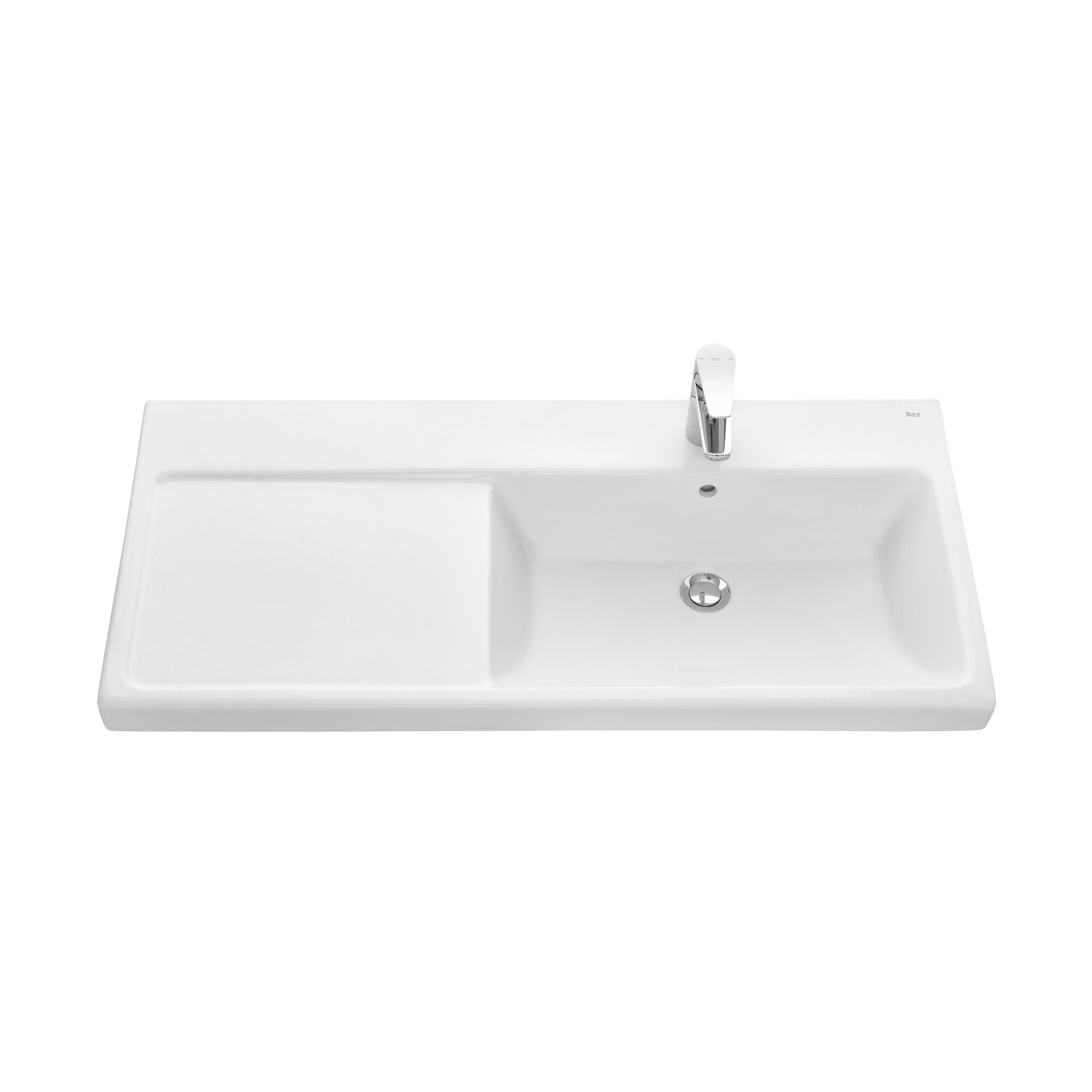 Мебельная раковина Roca The Gap 3270ME004 100 R, белая - фото №3