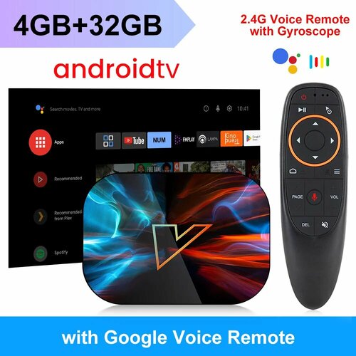 VONTAR X4 Android TV Box 4ГБ 128ГБ 4GB 32GB Европейская 5350₽