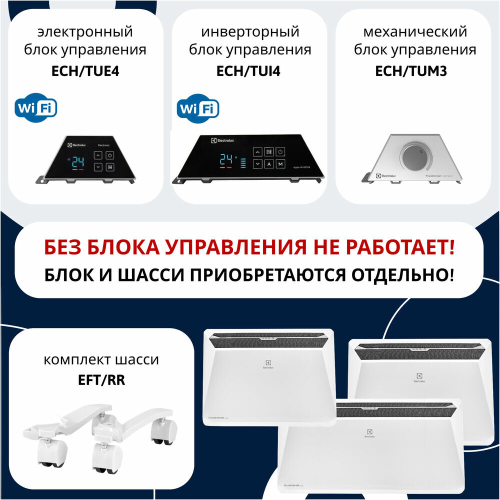 Изображение Модуль отопительный электрического конвектора Electrolux Rapid Transformer System ECH/R-1000 T