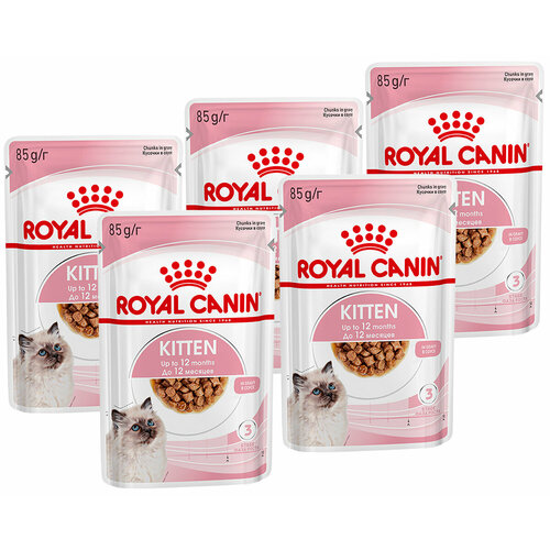 ROYAL CANIN KITTEN для котят в соусе пауч 85 гр 85 гр х 5 шт