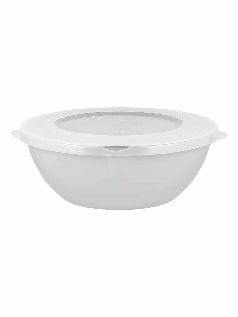 Миска Plast Team HELSINKI с крышкой пластик 3 л пепельный цвет