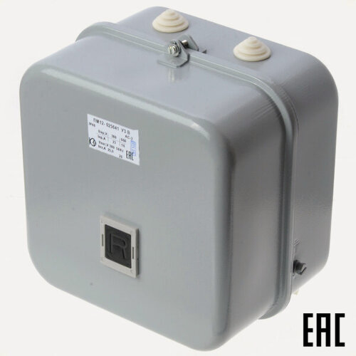 Изображение товара Пускатель магнитный ПМ12-025641 380В 25А 2з+4р реверсивный IP40 с реле кзэа