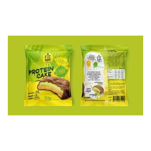 Fit Kit Protein Cake (70 гр) лимон - лайм