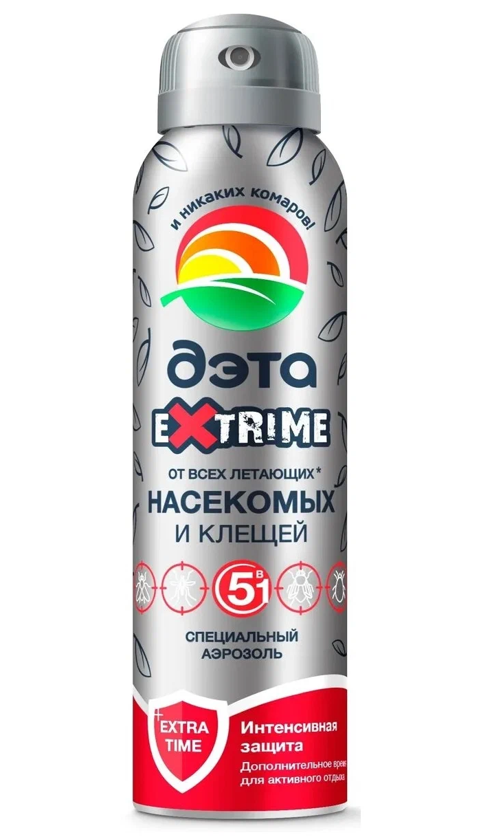 Дэта Extrime аэрозоль от летающих насекомых и клещей 150 мл