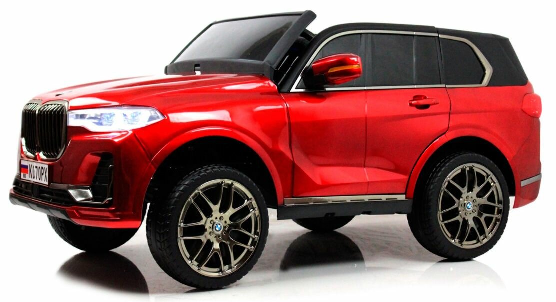 Детский электромобиль RiverToys BMW K070PX Красный глянец