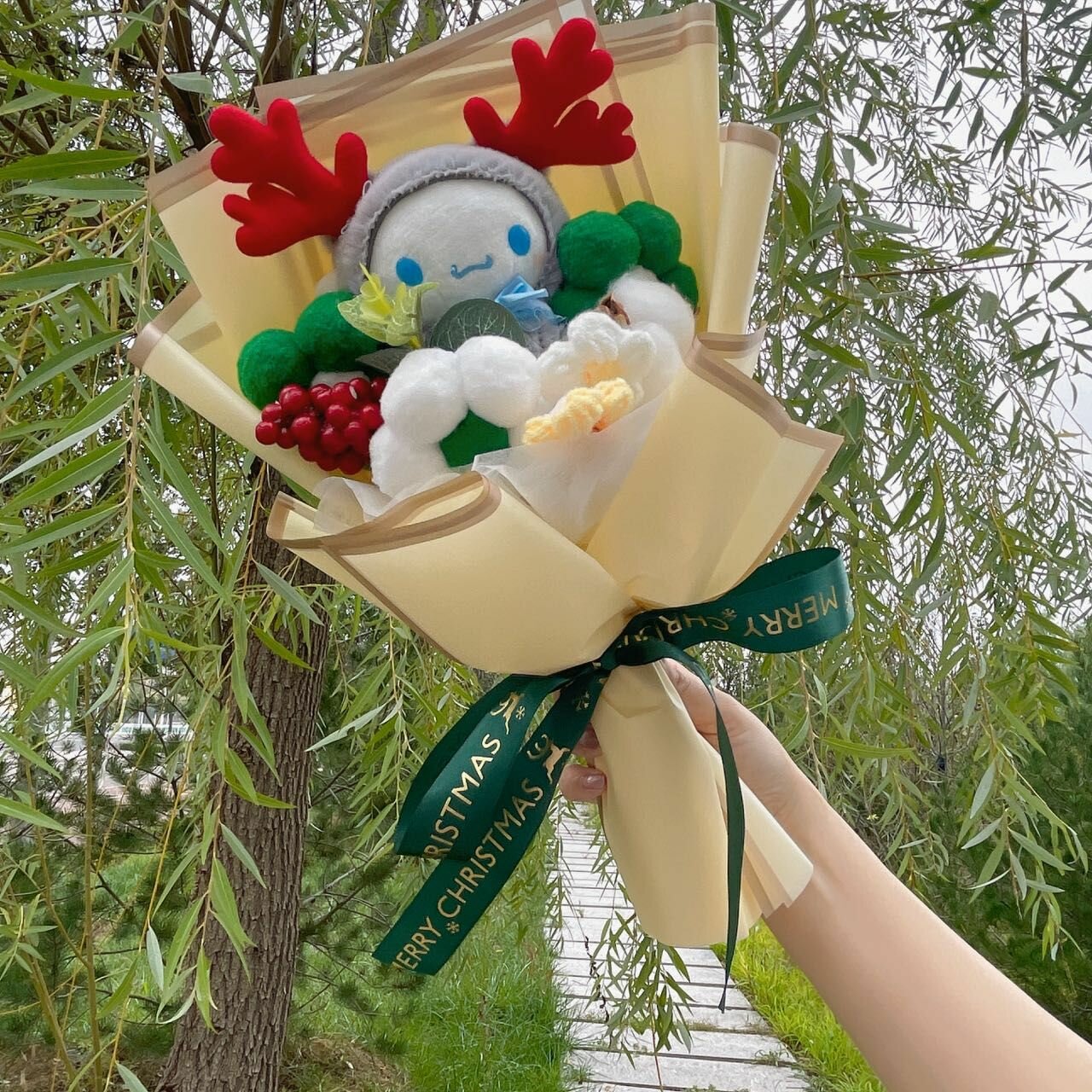 Пушистые игрушки кукольные игрушки. рождественские подарки