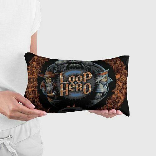 Герой и Лич - Loop hero Прямоугольная подушка — фото 1