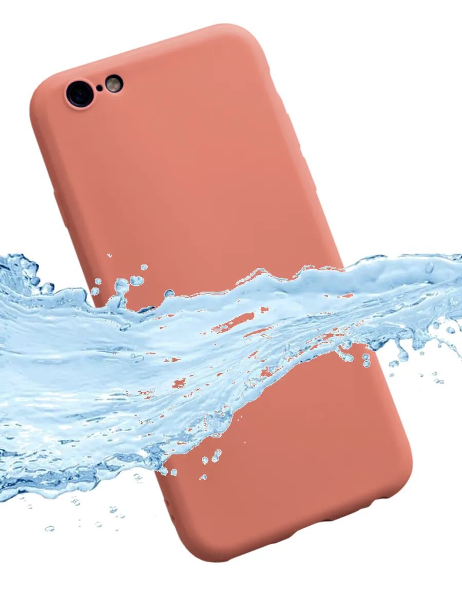 Чехол на iPhone 6 Plus 6S Plus силиконовый матовый бампер — фото 1