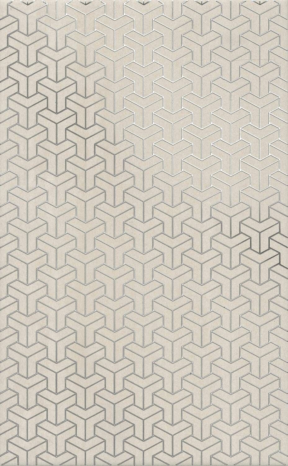 Декор Kerama Marazzi Ломбардиа бежевый матовый 25х40см (3 шт.)