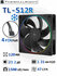 Корпусный реверсивный вентилятор для ПК Thermalright TL-S12R Черн...