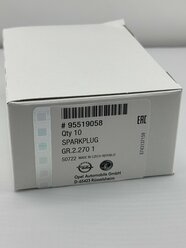 Свеча зажигания 95519058, никелевый сплав, для Opel Astra/Zafira/Vectra 4шт