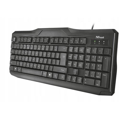 Клавиатура Trust ClassicLine Keyboard Black USB клавиатура trust primo 24147
