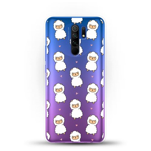 фото Силиконовый чехол узор из лам на xiaomi redmi 9 andy & paul