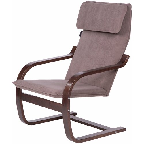 Кресло для отдыха PASSO MALVI, коричневая ткань