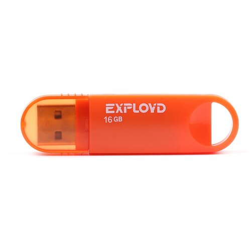 Флешка EXPLOYD 570 16 ГБ, 1 шт., orange