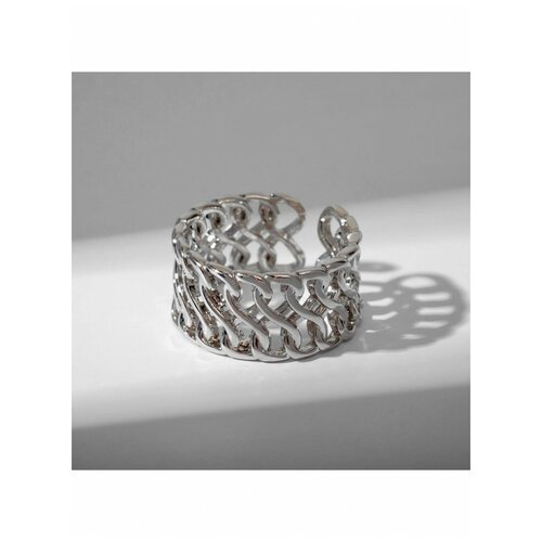 кольцо бемби безразмерное Кольцо Queen Fair, безразмерное, мультиколор, серебряный