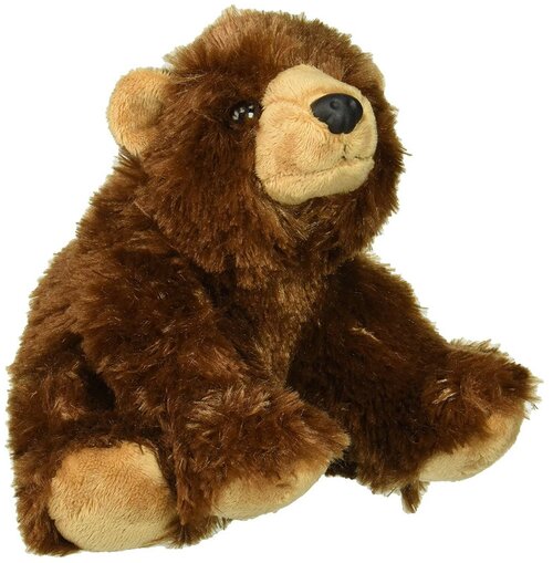 Мягкая игрушка Wild republic Бурый медведь, 18 см