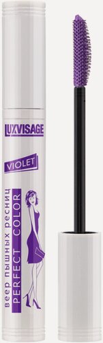 Изображение товара LUXVISAGE Тушь для ресниц LUXVISAGE PERFECT COLOR веер пышных ресниц VIOLET, 4811329037976