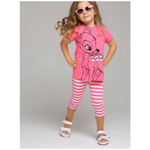 Комплект одежды playToday, размер 122, розовый