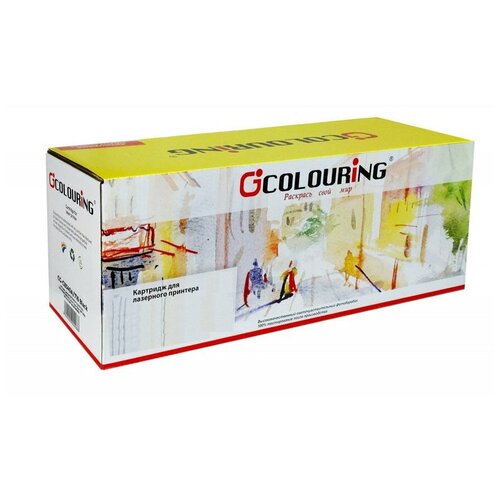 Картридж Colouring CG-CF281A, 10550 стр, черный картридж hi black hb cf281a 10500 стр черный