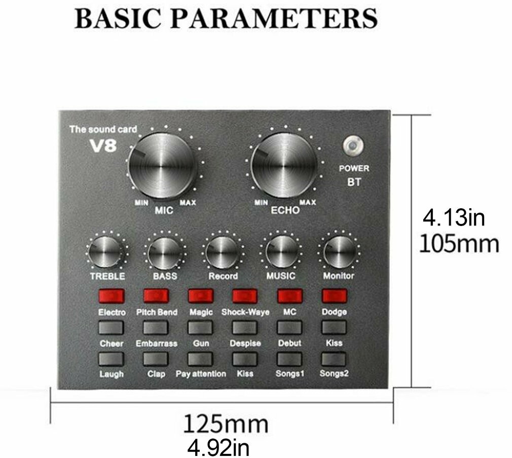 Внешняя звуковая карта the sound card V8