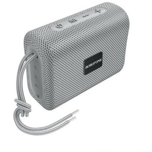 Портативная колонка Borofone BR18 Encourage 5 Вт BT51 FM microSD USB 500 мАч серая 128200₽