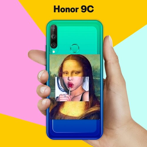 силиконовый чехол на honor 9c розовый Силиконовый чехол Мона на Honor 9C