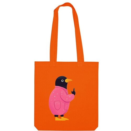 фото Сумка шоппер us basic, оранжевый