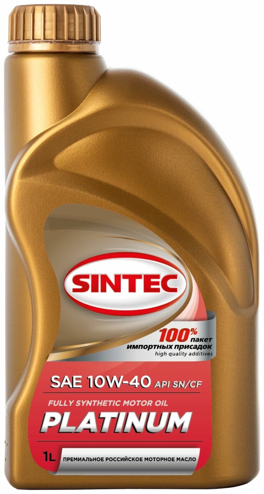 Масло моторное SINTEC Platinum SAE 10W-40 API SN/CF 1л