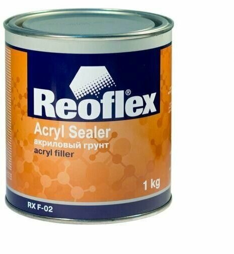 Reoflex Акриловый грунт 1К серый (1кг)