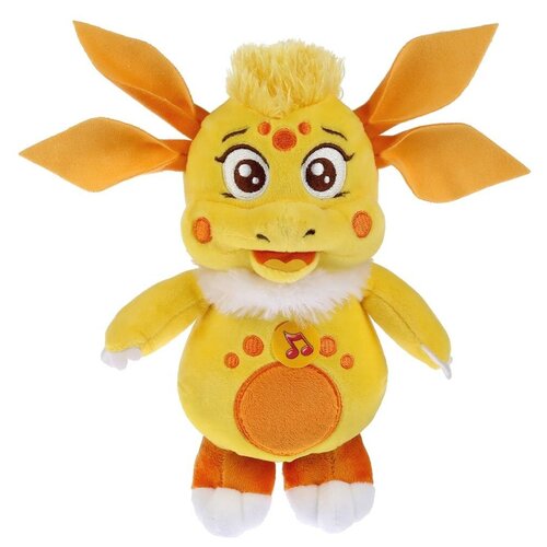 Мягкая игрушка Мульти-Пульти Лунтик и его друзья Луня желтая озвученная, 18 см, желтый мягкая игрушка лунтик и его друзья 38 см озвученная
