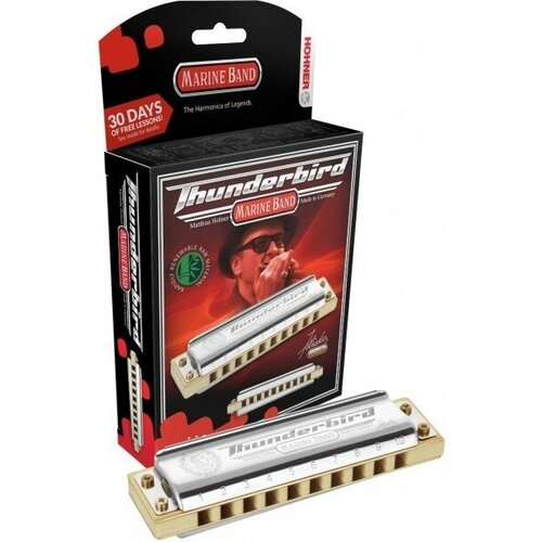 Губная гармоника Hohner Marine Band Thunderbird M201113X Ре-мажор нижний регистр (D-Low)