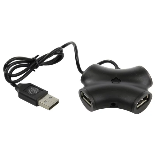 Концентратор-USB CBR CH-100 Black, 4 порта, USB 2.0 (CBR CH-100 )