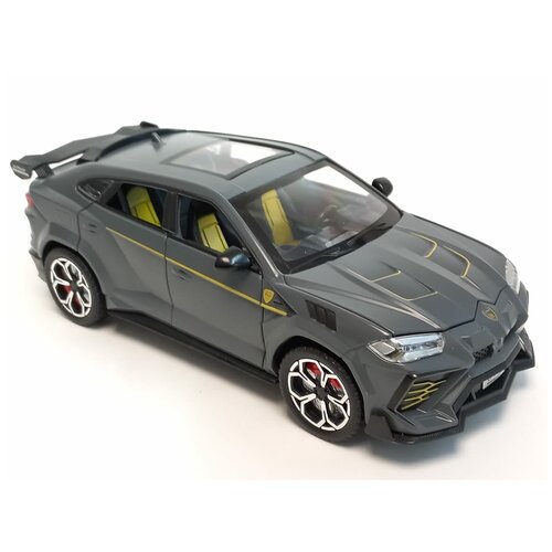 Машинка с дымом Lamborghini Urus 1:24 металлическая, со светом и звуком машинка с дымом lamborghini urus 1 24 металлическая со светом и звуком