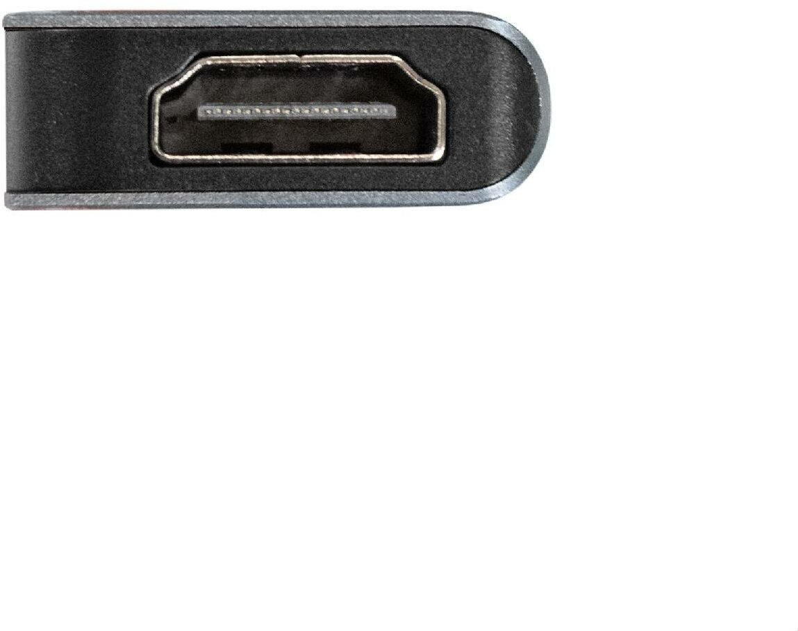 Док-станция Exegate 7-в-1 (кабель-адаптер USB Type-C --> 2xUSB3.0 + Card Reader + PD 100W + HDMI 4K@60Hz, Plug&Play, серый) - фото №11