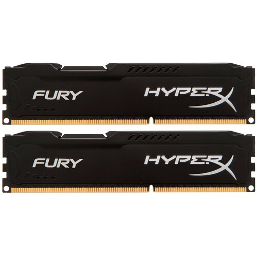 Оперативная память HyperX Fury 8 ГБ (4 ГБ x 2 шт.) DDR3 1866 МГц DIMM CL10 HX318C10FBK2/8