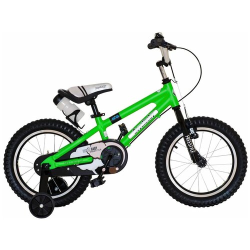фото Детский велосипед royal baby rb18b-7 freestyle 18 alloy зеленый (требует финальной сборки)