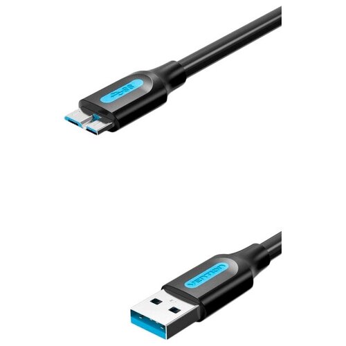 Vention Кабель micro USB 3.0 AM (папа) / micro B (папа), переходник для внешнего жесткого диска, 1 м, арт. COPBF