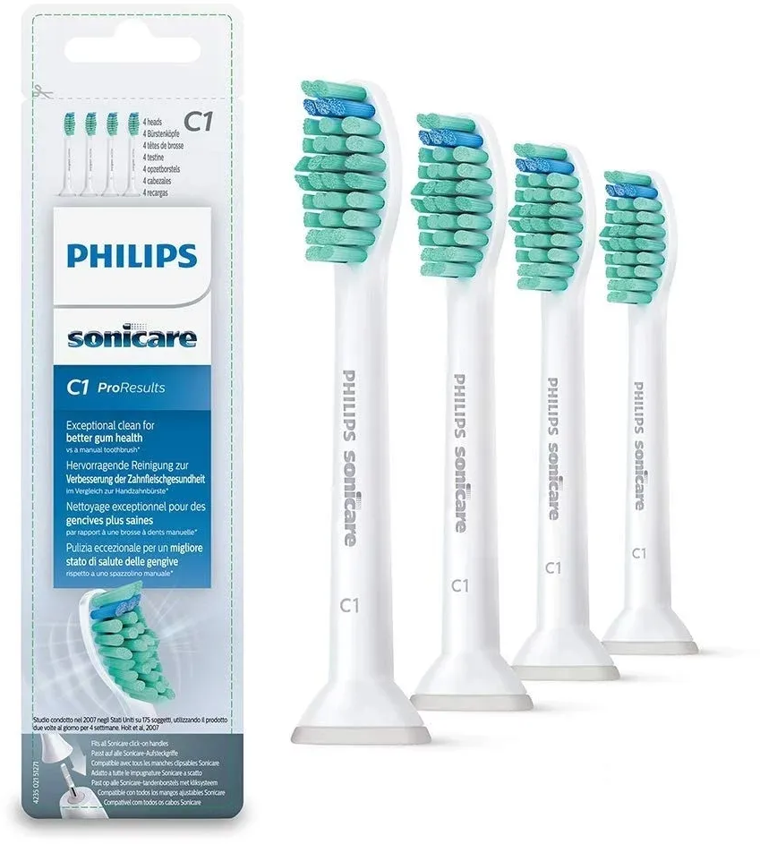 Насадки для зубных щеток совместимы с Philips Sonicare C1, 4 шт