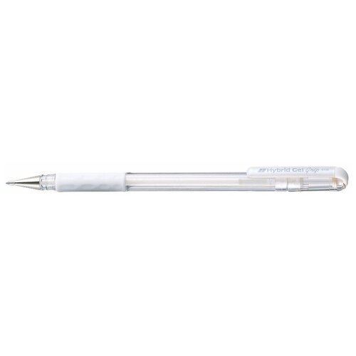 Купить Pentel ручка гелевая Hybrid gel Grip 0.8 мм K118, PK118-LW, белый цвет чернил, Ручки