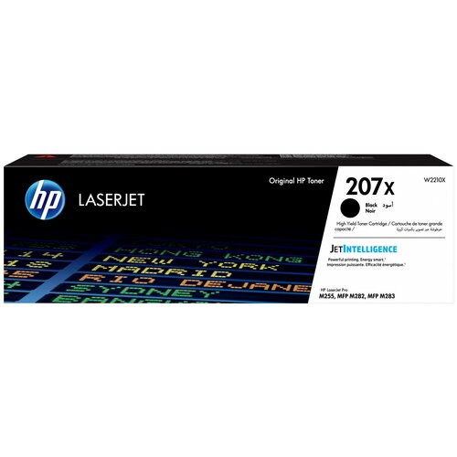 Картридж HP W2210X, 3150 стр, черный картридж nv print w2210x 207x без чипа черный для hp laserjet pro m255 mfp m282 mfp m283 3 15к nv w2210x