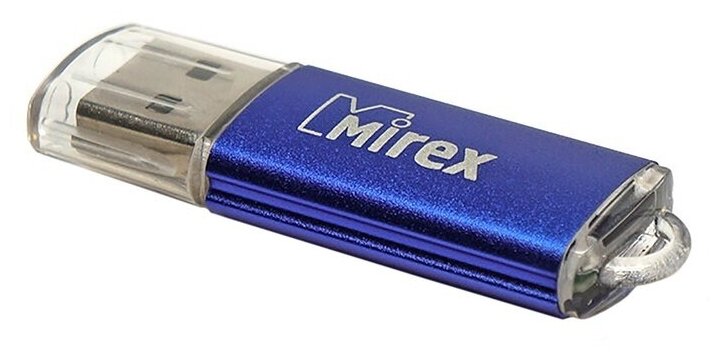 Флеш-карта Mirex Unit aqua, 32 Гб, USB 2.0, чтение до 25 Мб/с, синяя
