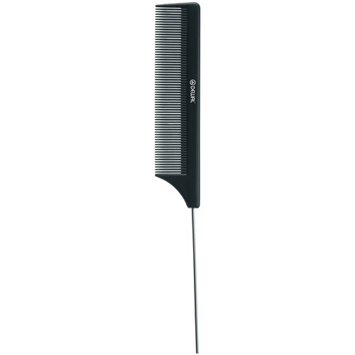 Купить Расческа рабочая DEWAL Эконом с металлическим хвостиком, черная 20, 5 см DEWAL MR-CO-6105, DEWAL Pro, черный