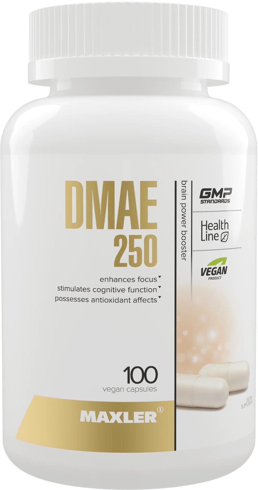 MAXLER USA DMAE 250mg (100 таблеток)