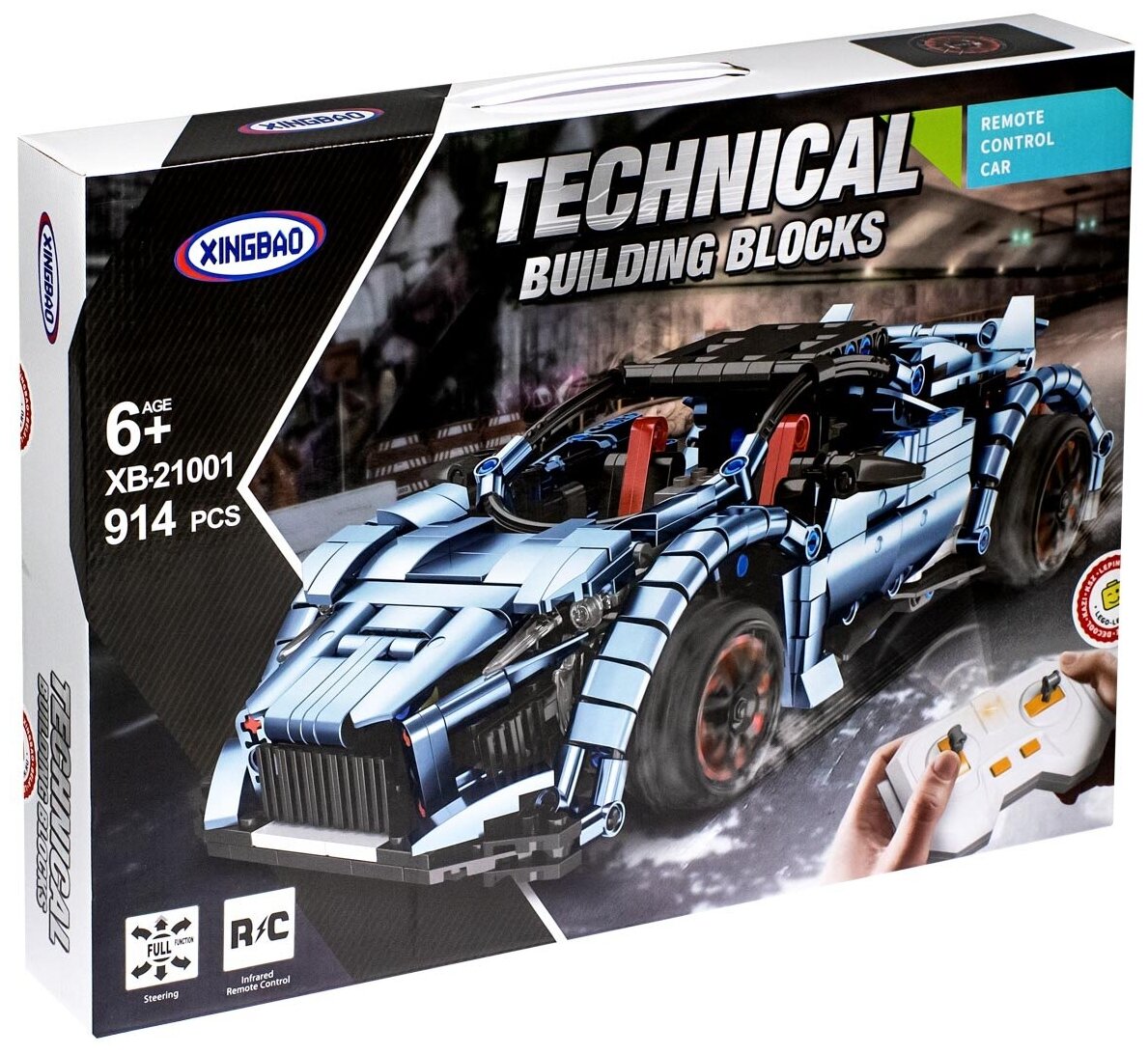 Конструктор XingBao Technical 21001 Lamborghini Racing Car RC